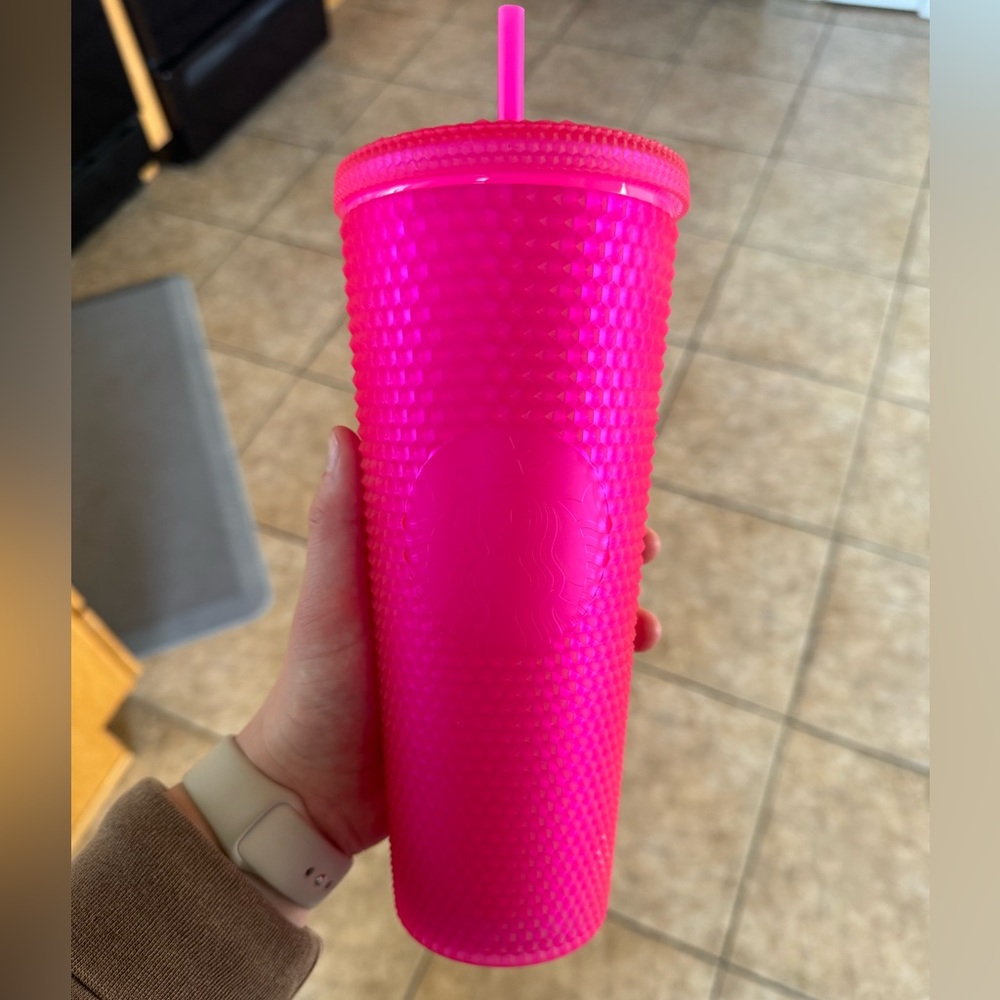 Brand new Starbucks pink studded tumbler